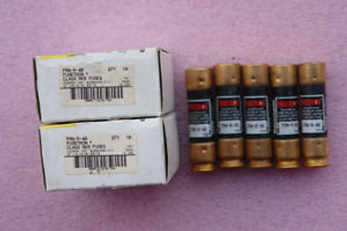 Bussmann Fusetron FRN-R-40 Amp Fuses 250 Volts Class RK5 ( Pack of 25 )