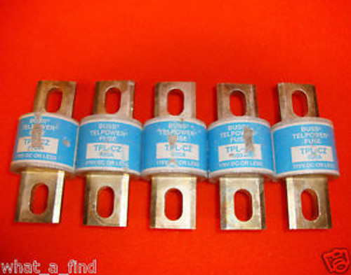 5 Lot NEW Buss Telpower TPL-CZ Fuse TPLCZ 170 VDC 600 Amp