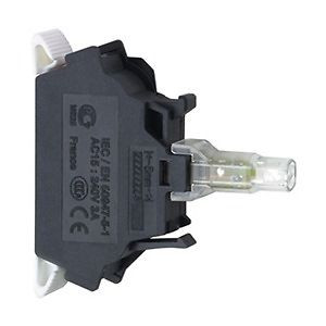 Lamp Module, LED, 22mm, 12V, Red, Spring