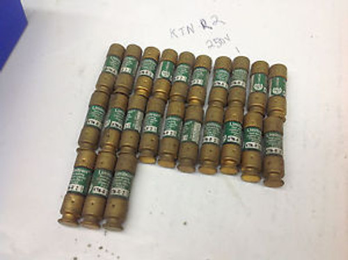 (23) Limitron KTN-R 2 Amp,  250V  Fuse Fuses. Unused no Box