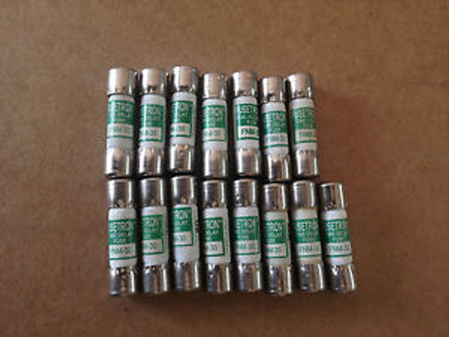 NEW - Fusestron FNM-30 - Pack of 15 (Cooper Bussmann)