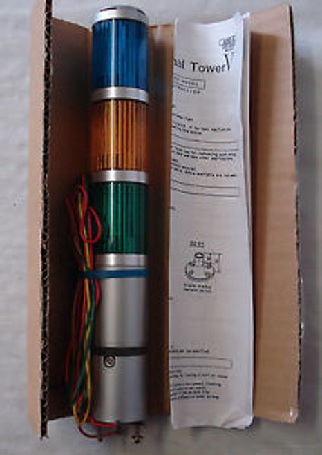 PATLITE MODEL SL-V 97Z16K SIGNAL TOWER,24V,AC/DC,BULB 24V 0.11A