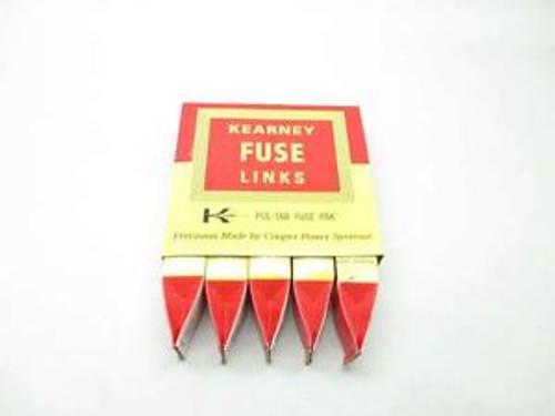 NEW KEARNEY INDUSTRIES 51100 LINK SET OF 5 TYPE T 100A AMP FUSE D460256