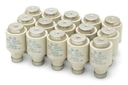 SIBA 10 007 07 D III Ceramic Bottle Fuses, 500V, 35A, 15pc