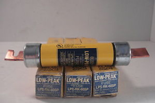 3 NEW COOPER BUSSMANN LOW PEAK LPS-RK-80SP FUSE