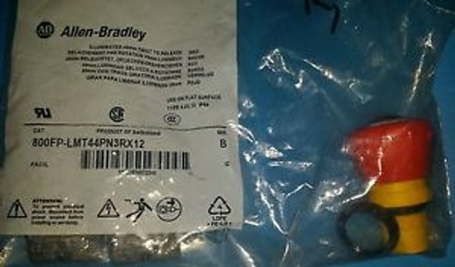New Allen Bradley Illuminated 40Mm Twist To Release Red 800Fp-Lmt44Pn3Rx12
