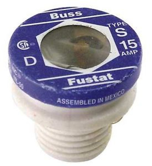 BUSSMANN S-5 Fuse,5A,S,125VAC,Screw-In,PK 4