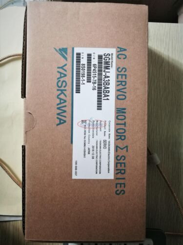 One Yaskawa Servo Motor Sgmmj-A3Baba1 New