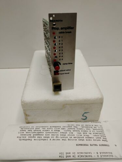 New Old Stock! Rexroth Valve Amplifier Module Vt5005S11-R5