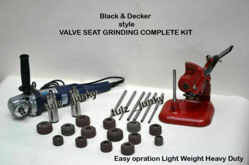 Valve Seat Grinder Complete Kit Holders,Pilots,Stones,Dressing Stand,Hsg,Diamond