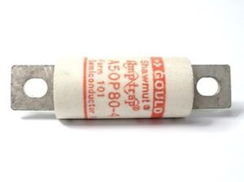 FERRAZ SHAWMUT SEMICONDUCTOR FUSE A50P80-4 500VAC 80A