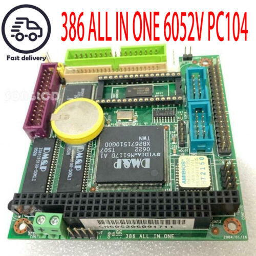 1Pcs Used -  386 All In One 6052V Pc104