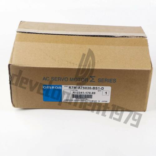 One New Omron Servo Motor R7M-A75030-Bs1-D