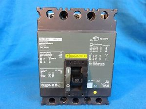 Square D  (NEW)  CIRCUIT BREAKER  TYPE FAL36050  AMP 50  VAC 600  POLE 3