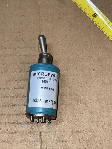 Oem Honeywell Microswitch 25Et61-T M5594/1-2 Tested / Working