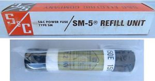 S&C ELECTRIC SM-5 REFILL UNIT POWER FUSE 150E 7.2 KV 131250R4 150A NEW