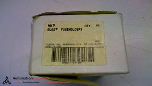 BUSSMANN HKP BOX OF 10 PANEL MOUNT FUSE HOLDERS, NEW