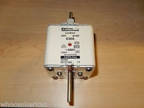 Ferraz Shawmut/Mersen 1B389 SZ3 500VAC FUSE LINK NH 3 630A