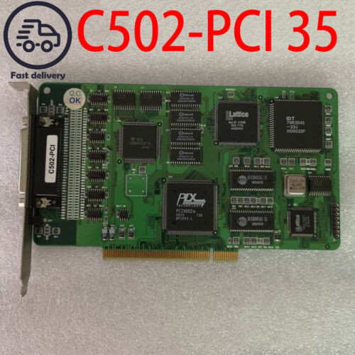1Pcs Used Moxa C502-Pci 35 Type Synchronous Communication Multi-Serial Card