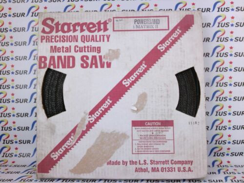 Nsop Starrett 13027 Powerband Matrix Ii Band Saw Blade 1" X 4-6/S X 0.35 X 165'
