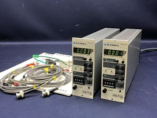 Kyowa Dpm-712B Dpm712B Dynamic Strainmeter Measuring Instrument Set Of 2 #11