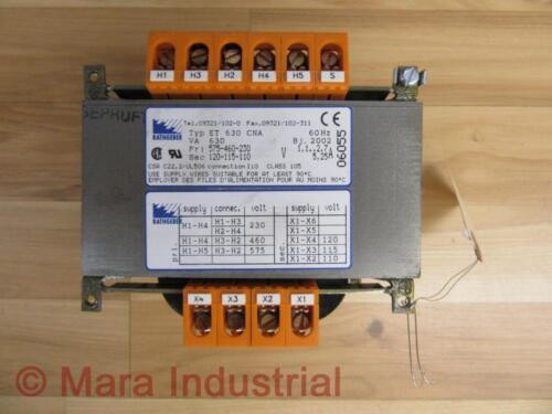 Rathgerber Et 630 Cna Transformer Et630Cna