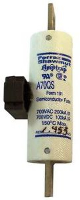 MERSEN A70QS100-4IL Semiconductor Fuse, 100 Amps, 700V, A70QS MERSEN A70QS100-4IL Semiconductor Fuse, 100 Amps, 700V, A70QS