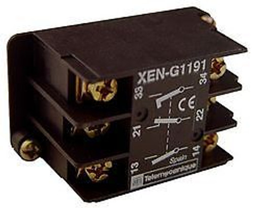 SCHNEIDER ELECTRIC XENG1191 CONTACT BLOCK, 2NO/1NC, SCREW