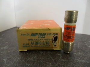 New Lot Ferraz Shawmut ATQR3-2/10 ATQR 3-2/10 Amp Fuses Buss FNQ R 3-2/10 New