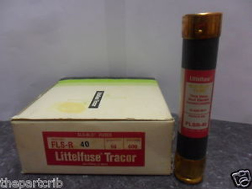 New Lot Littelfuse FLSR 40 Amp Fuses Bussmann FRS-R-40 Class RK5 600V New