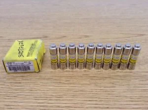 Qty. (10) Bussmann Low-Peak Time Delay Fuses, LP-CC-12, New In Box