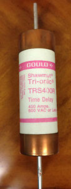 GOULD SHAWMUT TRI-ONIC FUSE TRS400R 400 AMP 600 VOLT TIME DELAY