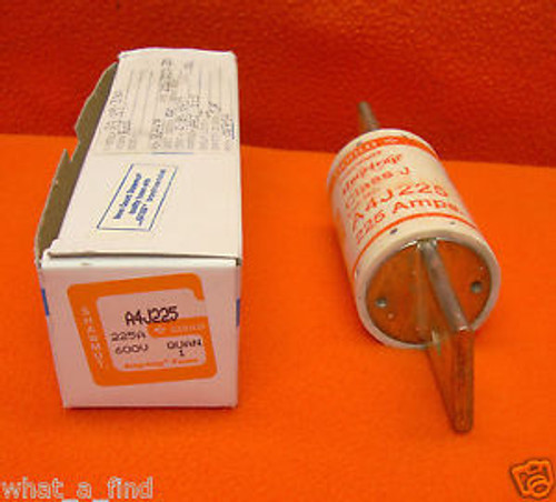 New Gould Shawmut Amp Trap A4J225 Fuse  225 Amp 600 Volts A4J Class J