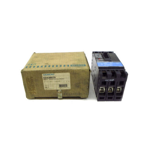 Siemens Ed43B070 480V 70A