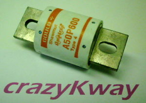 GOULD SHAWMUT A50P600 600A 500VAC AMP TRAP TYPE 4 FUSE NEW CONDITION / NO BOX
