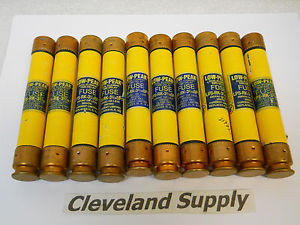 BUSSMANN LPS-RK-3-2/10SP LOW-PEAK FUSES 3-2/10A 600VAC 300VDC (SET OF 10)  NEW