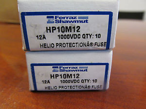 Ferraz Shawmut HP10M12 Helio Protection Fuses Pack of 2