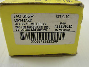 New Bussmann Fuse, LPJ-25SP, Pack of 10 for one price