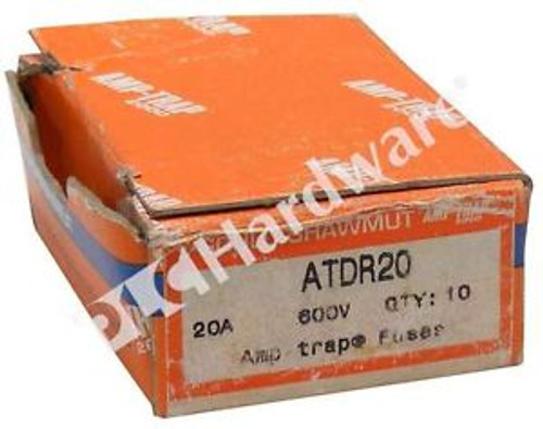 New 10 in Box Gould Shawmut ATDR20 Fuse 20A 600/300V AC/DC