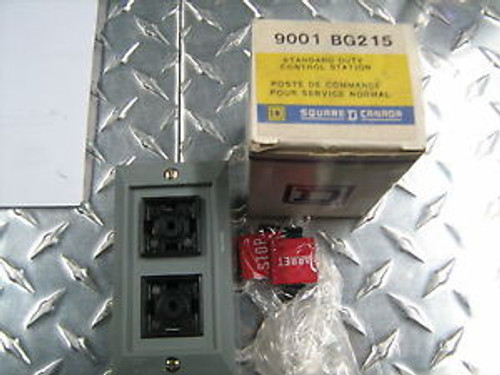 SQUARE D 9001BG215 STOP-START PUSHBUTTON STATION NIB