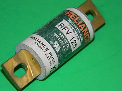 Reliance RFV125 Rectifier Fuse  E50SF150 (Pack of 5)