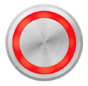 07225200 Ring Illuminated Piezo Switch (22mm) (2 colors)