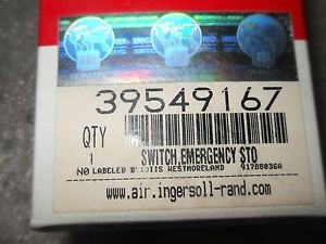 (V23-3) 1 NIB INGERSOLL RAND 39549167 EMERGENCY STOP SWITCH