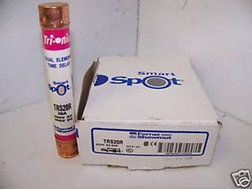 New Lot Shawmut Smart Spot TRS20R 20 Amp Fuses Bussmann FRS-R-20 600V RK5 New