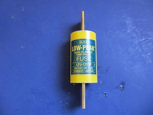 Buss LPJ-125SP Low Peak Dual Element Fuses (Pack of 3)