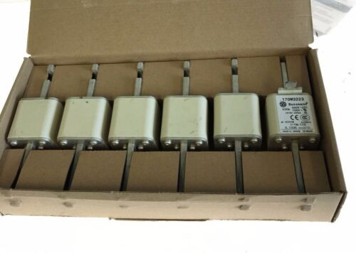 New Box Of 6 Cooper Bussman 170M3223 Typower Zilox Fuses, 630A, 690Vac, F63