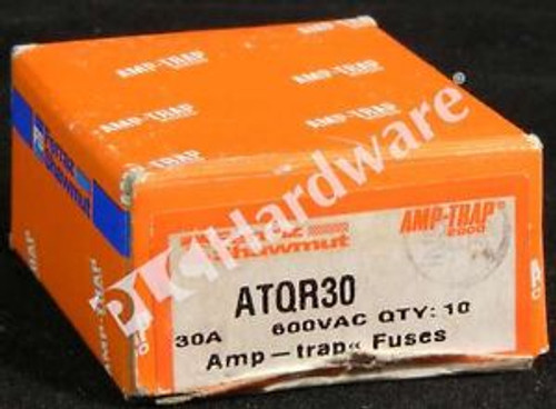 New 10 in Box Ferraz Shawmut ATQR30 Fuse 30A 600/300V AC/DC Qty