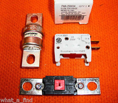 NEW Buss FWA-250A FWA-250ASI4 Semiconductor Fuse 250 Amp 150 volt DC AC