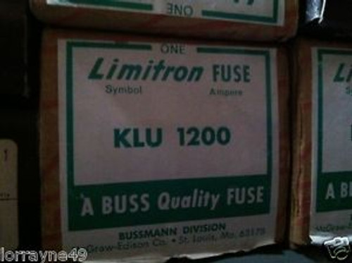 LIMITRON KLU-1200 Fuse New in Box  BUSSMANN DIVISION 1200 Amp 600 VAC Class L HR
