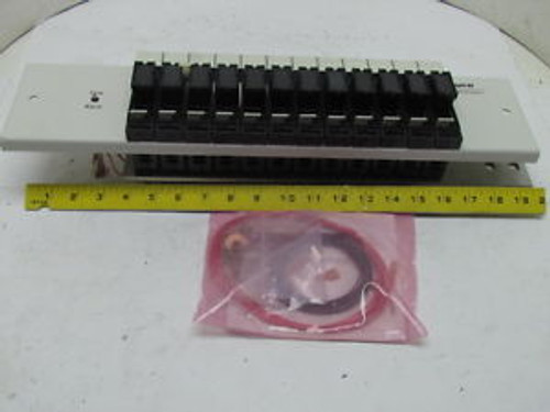 Tyco ED83127-30 G6 Fuse Holder Panel 12-Space Bussman 15800-R Comcode 12-Load